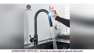 REVIEW Pull Out Sensor Black Kitchen Faucet Sensitive Touch Control Faucet Mixer For Kitchen Touch S