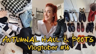 VLOGTOBER #16: Boots Collection (Dr. Martens) + Autumnal Haul (H&M, Zalando) // Sabrina Sterntal