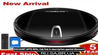 LIECTROUX V3S PRO Robot Vacuum Cleaner & Wet Mop Combo,Smart Mapping,W