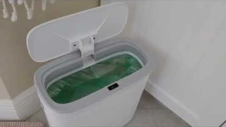 UHdod Touchless Bathroom Trash Can Review | Automatic Motion Sensor Smart Trash Bin