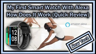 My First Smart Watch With Amazon Alexa Assistant - How Does It Work Technically? (Quick Review)