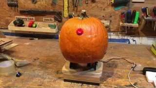 Creative Friends Build Pumpkin Robot for Halloween