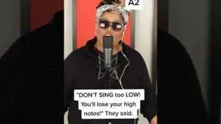 Vocal Coach has Insane Vocal Range!