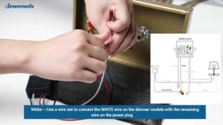 DEWENWILS Light Dimmer, Touch Lamp Control Module, 3 Levels Sensor Dimming