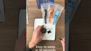 How to change your new Moonswatch Strap in seconds!
