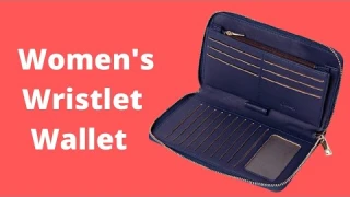 Zip Around Wallet That Opens Flat | Women's Wristlet Wallet | Unique Mother's Day Gifts