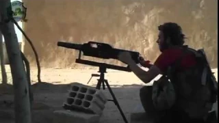 FSA Uses Grenade Launcher