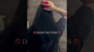 How to use scalp massager correctly ✅ #haircare #haircaretips #longhair  #hairtutorial