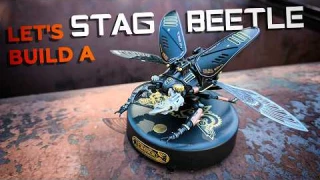 Let's Build STORM BEETLE Electronic Model | Speed Build & Review | ROKR MI03 ASMR Robotime 3D Puzzle