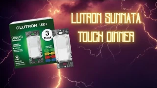Lutron Sunnata Touch Dimmer Switch with LED+ Advanced Technology | 3 Way/Multi Location