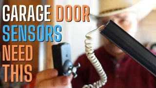 Garage Door Safety Sensors Need This - LiftMaster 197LM Wire Retainer Strip