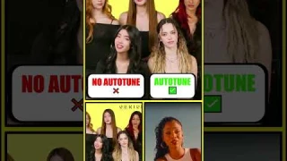 🔥 KATSEYE - My Way NO AUTOTUNE vs AUTOTUNE 🎤✨ #shorts #music #hiphop #musicsong