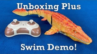 RC Mosasaurs Unboxing & Review For Parents | QDRAGON Dinosaur RC Shark