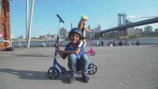 Jetson Jumbo Jupiter Light-Up Folding Kick Scooter on QVC