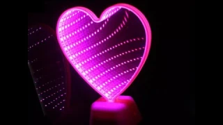 Heart Night Lights LED Lamps Home Decoration for Bedroom Love Wedding Romantic Valentine's Day Gift