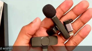 K8 wireless microphone | Collar mic for Vlogging | बेस्ट माइक ब्लॉगिंग के लिए‌ | reveal IT 🔓