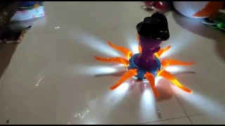 Lighting music and dancing octopus|  best octopus toy for kids | moveable all direction #shorts