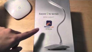 REVIEW: Fashion Wind Adjustable Desk Light (LED Touch Lamp)