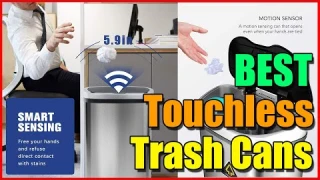 ✅ Top 5 Best Touchless Trash Cans (Smart Trash Cans with Motion Sensor)