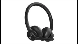 EKVANBEL Wireless Headphones with Noise Cancelling Microphone, On Ear Wireless Headset