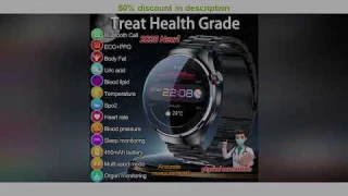 Latest Products You Must Know! High-precision ECG Blood Lipids Uric Acid Risk Assessment Smart Wa