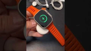 Portable applewatch charging treasure, Lightning charging, only one cable when going out #shorts