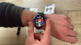 LIGE Men's Smartwatch with Phone Function, 1.43 Inch Amoled Smart Watch unboxing and instructions