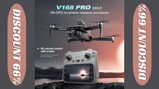 2025 V168 Pro MAX GPS Drone 8K Professional HD Camera 5G WIFI FPV 360° Obstacle Avoidance Brushless