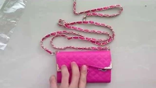 Bling Crystals Flower / PU Leather Handbag Wallet Cases For Samsung Galaxy and iPhone