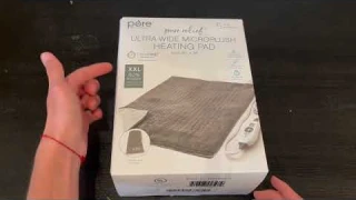 PureRadiance Ultra Wide Luxury Heating Pad Review