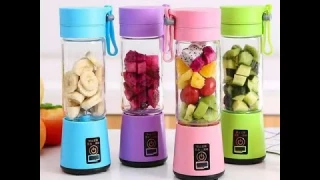 Electric Blender Mini Portable Personal Size Juicer Cup USB Rechargeable
