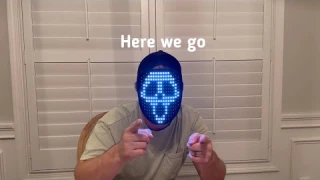 LED Mask with Hand Gestures - My BEST Purchase of 2024?!  ...[it's true]