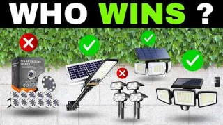 ✅ TOP 10 Best Outdoor Solar Flood Lights on Amazon [2025] 🌞 Motion Sensor for Wall, Yard, Garden..