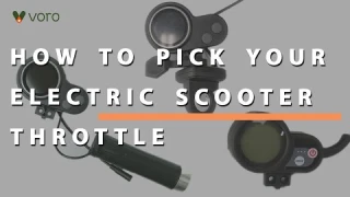 What's the best electric scooter throttle? Finger, Thumb and Twist?
