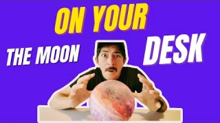 “Galaxy Lamp Review 🌙 | 3D Moon Night Light with 16 Colors & Remote”