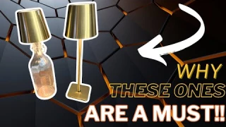 Review of Set of 2 Cordless Table and Bottle Lamp