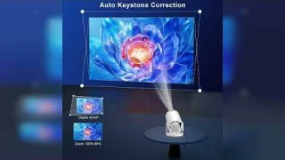 Review: [2025 New] HY300PRO+ Smart 4K Projector WiFi Bluetooth, Salange Mini Projector Android...