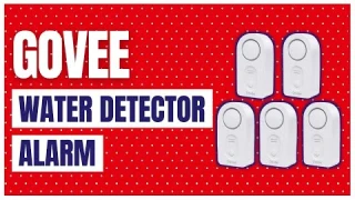 Govee Water Detectors 5 Pack, 100dB Adjustable Audio Alarm