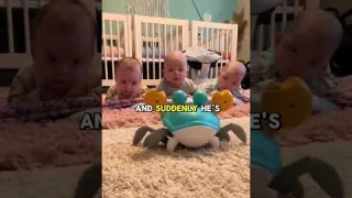 The crawling crab toy that made my baby love tummy time 🥰