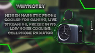 Whynotry - Nishen Phone Cooler - 48w Liquid-Cooled Phone Cooler For Gaming