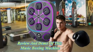 Flash Review/2025 Music Boxing Machine – Bluetooth Smart Punching Pad for Fitness & Fun!