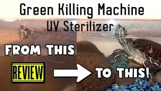 Green Water in your Aquarium? UV Light Sterilizer REVIEW