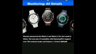 Huawei's Watch 4 Series Comes With High Blood Sugar Monitoring: All Details|#shorts