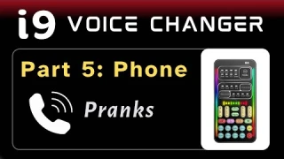 i9 Voice Changer PART 5: Phone Demo -reverb, pitch, sound effects. #Prank #scarymovie #scream