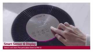 LG AirPurifier prezentare video - Smart Sensor Display