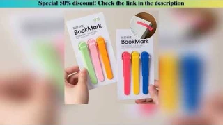 Get 1/3/6pcs Smart Bookmark Silicone Book Mark Book Spare Parts Accessories Parts For Reading Lovers