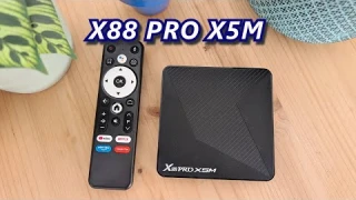 X88 PRO X5M: Android TV-Box con SoC AMLogic S905X5M