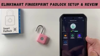 eLinkSmart Fingerprint Padlock Setup & Review
