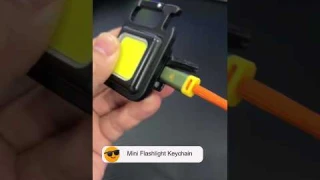 Mini Cob Keychain Work Light | Best Edc Flashlight 2023 #shorts #flashlight