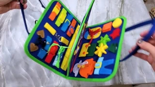 Busy Board Montessori Toy Review - Educational Sensory Adventure for Toddlers! 🚗👦👧